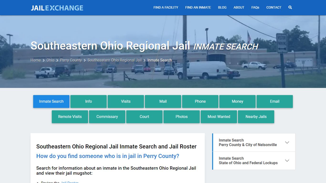 Southeastern Ohio Regional Jail Inmate Search - Jail Exchange